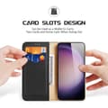 Miniatyrbild 2 av 6: DUX DUCIS Galaxy S24 Plus Fodral RFID Hivo Äkta Läder Svart
