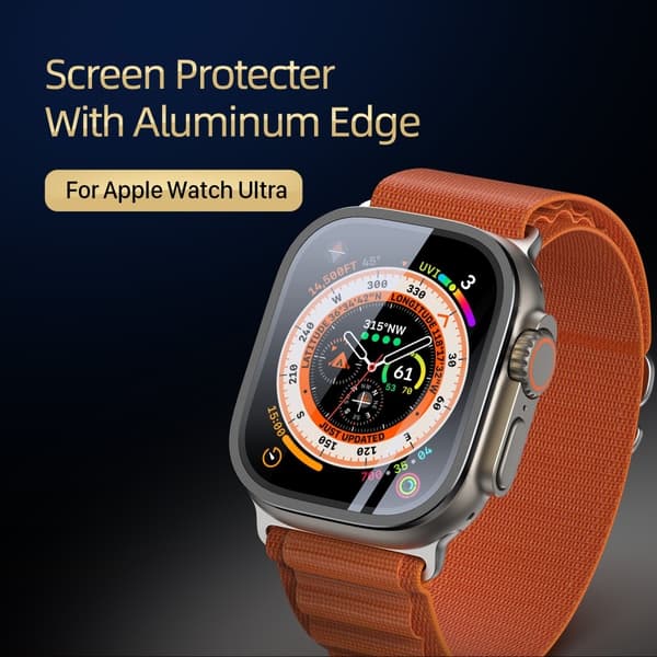 DUX DUCIS Apple Watch Ultra 49 mm Skärmskydd Aluminium Ram Svart
