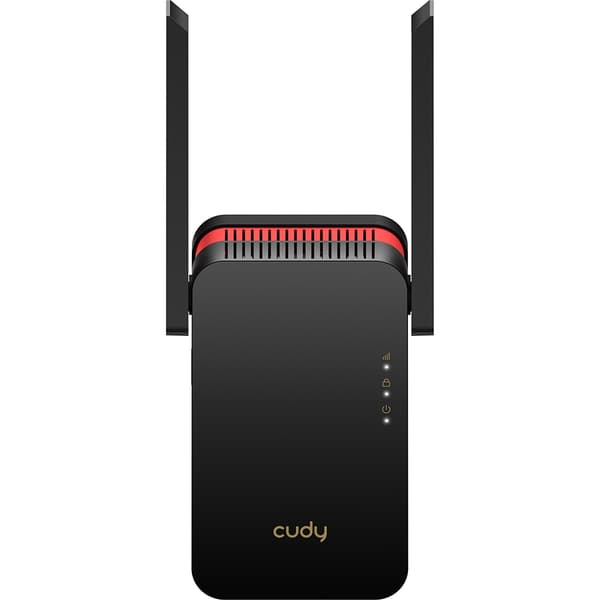 Cudy Wi-Fi Extender RE3000 AX3000 Mesh Svart/Röd