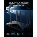 Miniatyrbild 6 av 10: Cudy 5G Router P5 Rel 16 AX3000 Gigabit Dual-SIM Svart