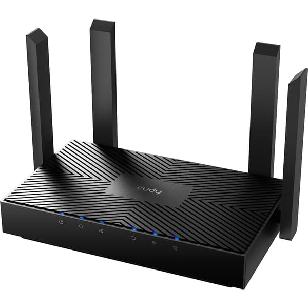 Cudy Wi-Fi Router WR3000 AX3000 Gigabit Wi-Fi 6 Mesh Svart