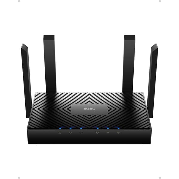 Cudy Wi-Fi Router WR3000 AX3000 Gigabit Wi-Fi 6 Mesh Svart Svart
