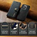 Miniatyrbild 4 av 6: DG.MING iPhone 15 Pro Max 2in1 Magnet Fodral / Skal Svart