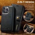 Miniatyrbild 6 av 6: DG.MING iPhone 15 Pro Max 2in1 Magnet Fodral / Skal Svart