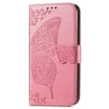 Miniatyrbild 5 av 5: Samsung Galaxy A15 5G Fodral Big Butterfly Rosa
