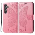 Miniatyrbild 1 av 5: Samsung Galaxy A15 5G Fodral Big Butterfly Rosa
