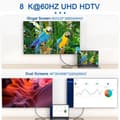 Miniatyrbild 5 av 6: Mini DisplayPort DP till DisplayPort Adapter 8K 60Hz Blå
