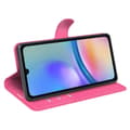 Miniatyrbild 3 av 6: Samsung Galaxy A05s 4G Fodral Litchi Läder Rosa