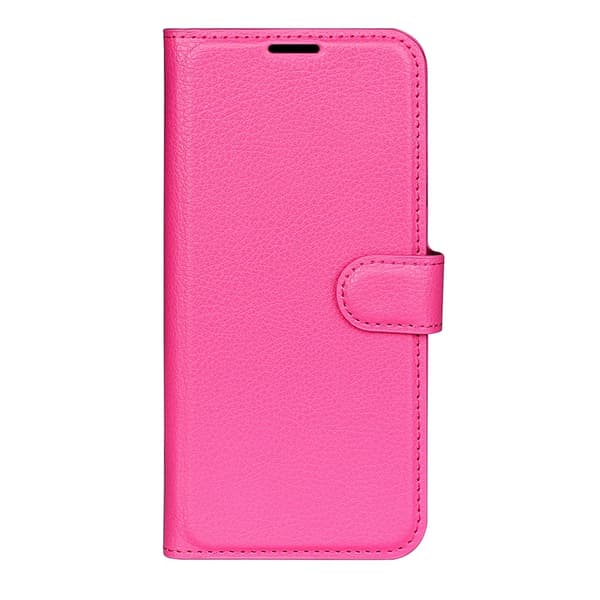 Samsung Galaxy A05s 4G Fodral Litchi Läder Rosa