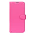 Miniatyrbild 5 av 6: Samsung Galaxy A05s 4G Fodral Litchi Läder Rosa