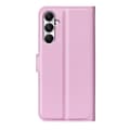 Miniatyrbild 6 av 6: Samsung Galaxy A05s 4G Fodral Litchi Läder Ljus Rosa