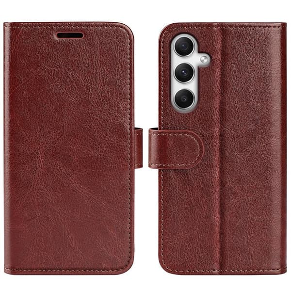 Samsung Galaxy A35 5G Fodral Crazy Horse Läder Brun