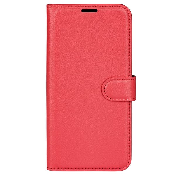Samsung Galaxy A25 5G Fodral Litchi Läder Röd