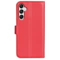 Miniatyrbild 6 av 6: Samsung Galaxy A25 5G Fodral Litchi Läder Röd