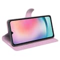 Miniatyrbild 3 av 6: Samsung Galaxy A25 5G Fodral Litchi Läder Ljus Rosa