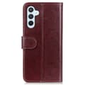 Miniatyrbild 6 av 6: Galaxy S25 Plus / S24 Plus Fodral Crazy Horse Läder Brun