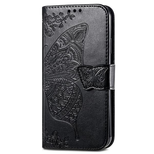Samsung Galaxy S24 Plus Fodral Big Butterfly Svart