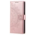 Miniatyrbild 5 av 6: Samsung Galaxy A35 5G Fodral Mandala Läder Roséguld