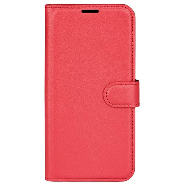 Samsung Galaxy A35 5G Fodral Läder Litchi Röd