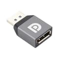 Miniatyrbild 1 av 4: DisplayPort Hona till DisplayPort Hane Adapter Grå