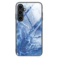 Miniatyrbild 1 av 6: Samsung Galaxy A05s 4G Skal Marmor Härdat Glas Blue Ocean