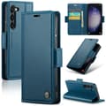 Miniatyrbild 1 av 6: CASEME Galaxy S24 Plus Fodral RFID Läder Blå