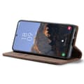 Miniatyrbild 3 av 6: CASEME Galaxy S24 Plus Fodral Flip Retro Läder Mörk Brun