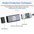 Miniatyrbild 5 av 6: USB-C till DisplayPort DP Hona Adapter 4K 60Hz Grå