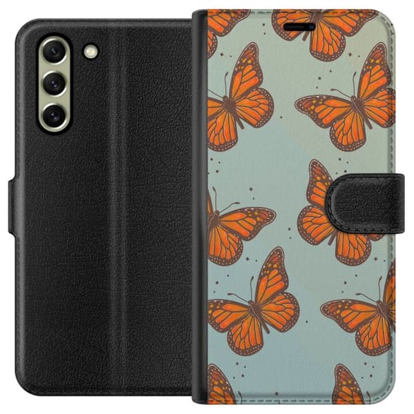 Samsung Galaxy S21 FE 5G Lommeboketui <norwegian>Fjæril
