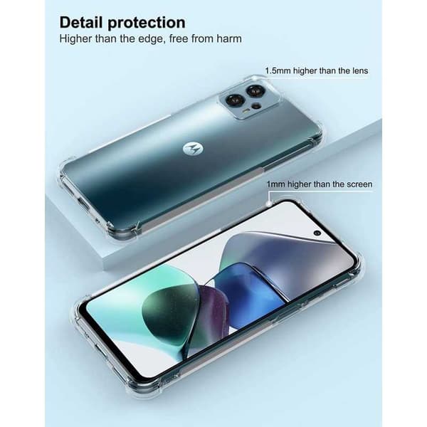Motorola Moto G13/G23 stødabsorberende silikonetui Shockr
