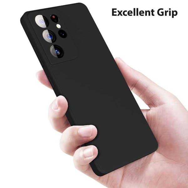 Samsung S20 Ultra Gummieret skalvæske - Sort