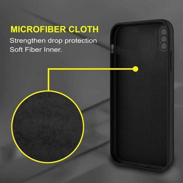 iPhone XS Max Kuminen Shell Liquid - Musta