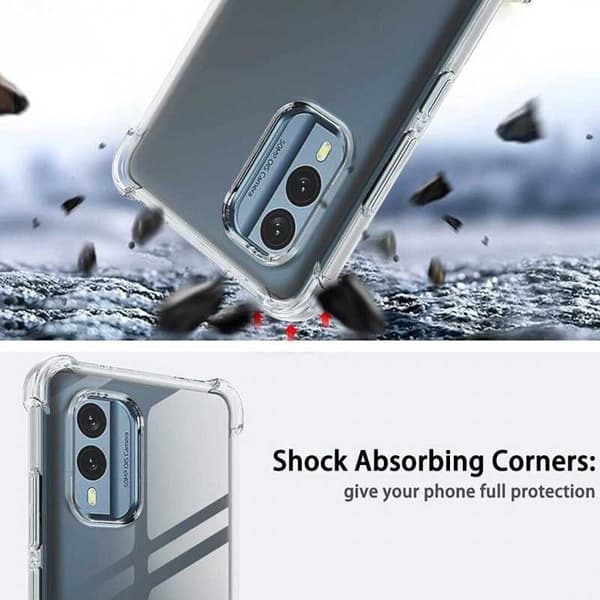 Nokia C32 stødabsorberende silikonetui Shockr