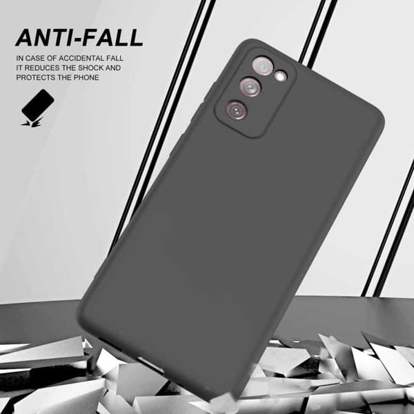 Samsung S20 FE Gummieret skalvæske - Sort