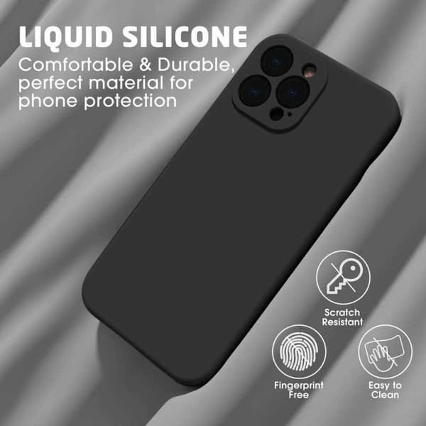 iPhone 11 Pro Gummieret skalvæske - Sort