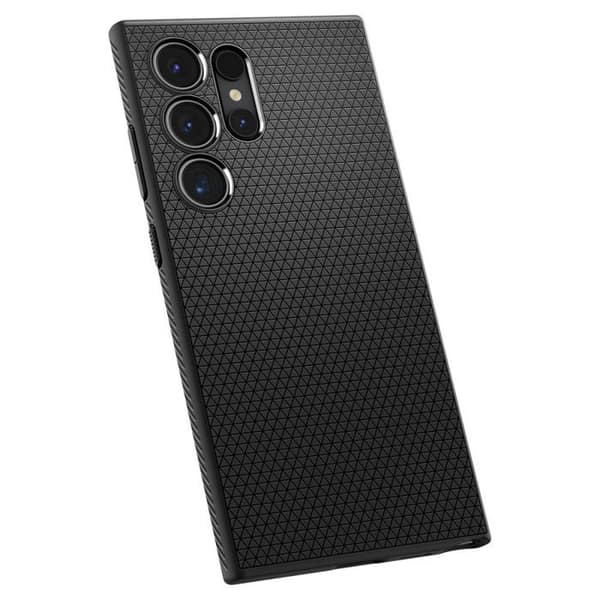 Spigen Liquid Air - Fodral till Samsung Galaxy S24 Ultra - Mattsvart