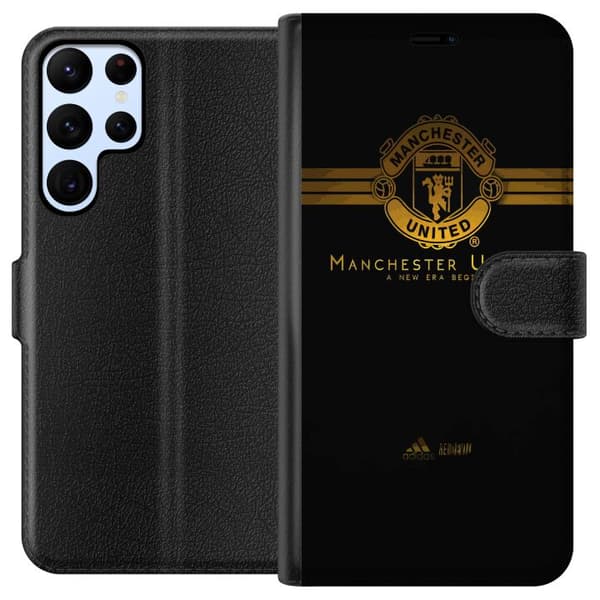 Samsung Galaxy S22 Ultra 5G Tegnebogsetui Manchester United