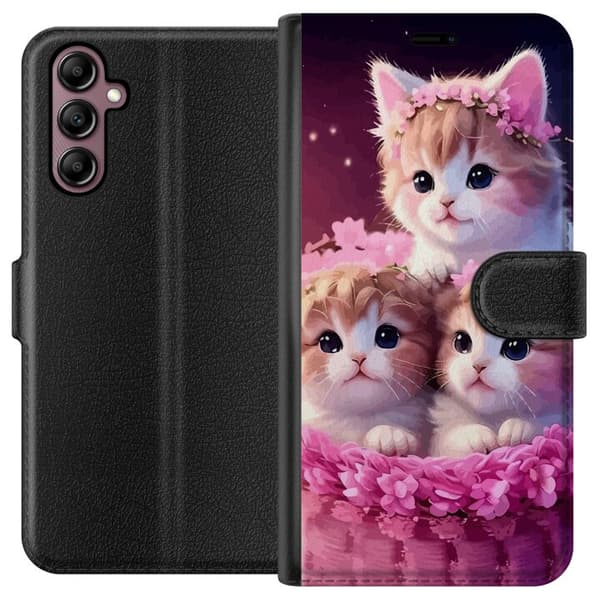 Samsung Galaxy A14 5G Lommeboketui Katter