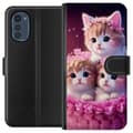 Pikkukuva 1 / 3: Motorola Moto E32s Lompakkokotelo Kissat