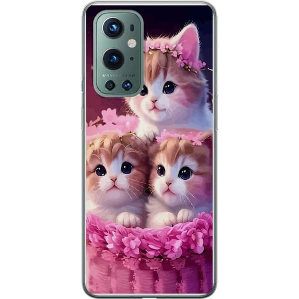 OnePlus 9 Pro Genomskinligt Skal Katter