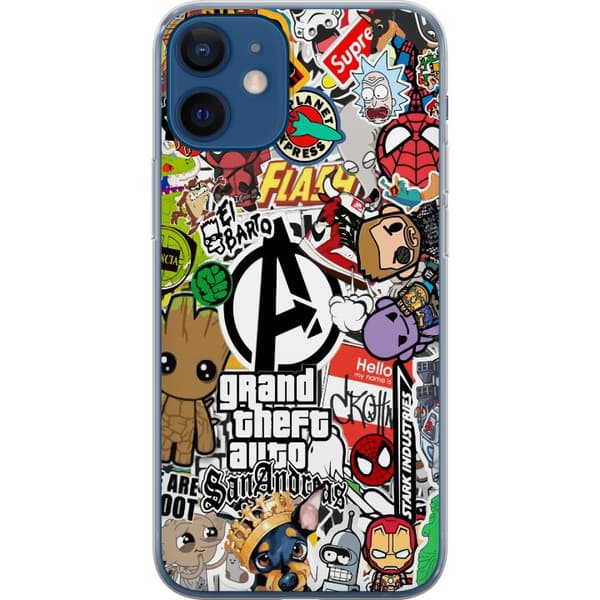 Apple iPhone 12  Gennemsigtig cover Klistremærker