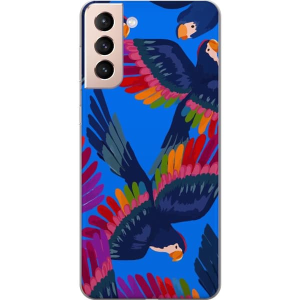 Samsung Galaxy S21 Gjennomsiktig deksel Fugler