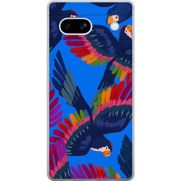Google Pixel 7a Gjennomsiktig deksel Fugler