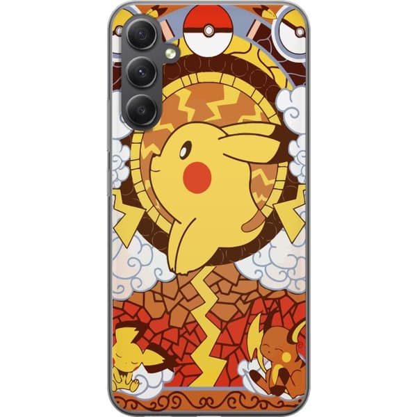 Samsung Galaxy A15 5G Gjennomsiktig deksel Pikachu