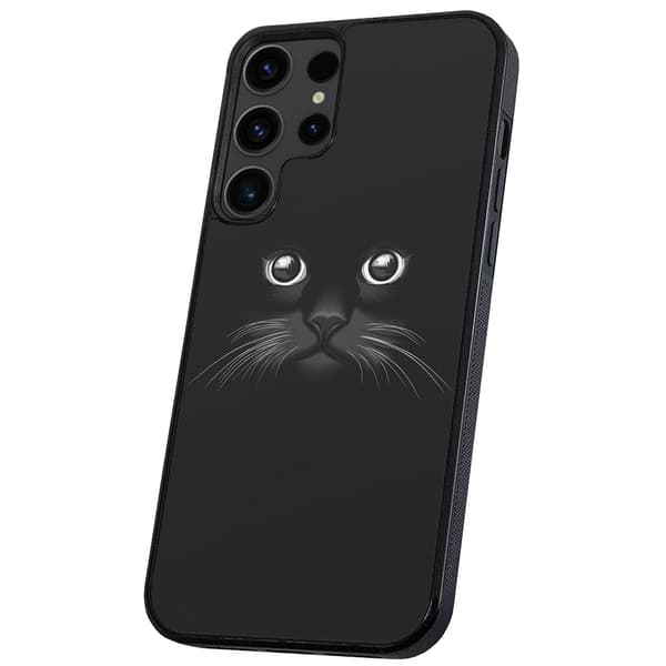 Samsung Galaxy S24 Ultra - Kuoret/Suojakuori Musta Kissa