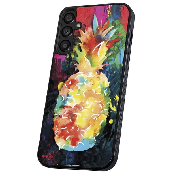 Samsung Galaxy S24 Plus - Skal/Mobilskal Regnbåg Ananas