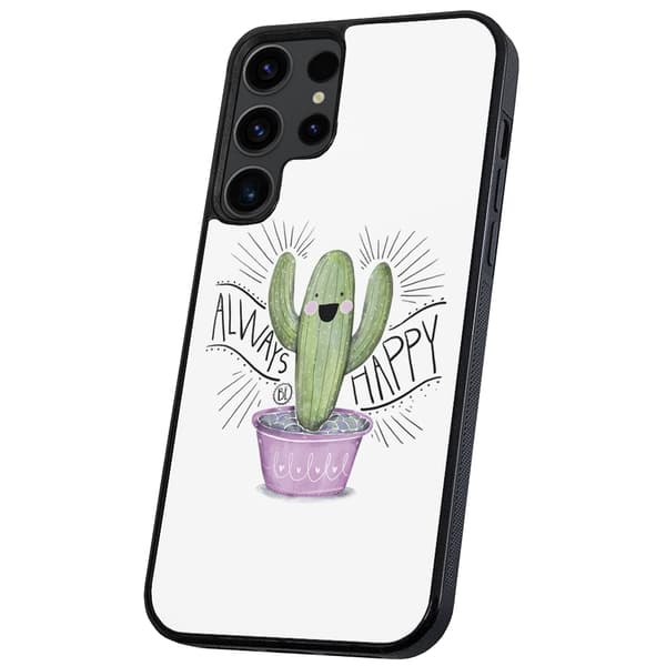 Samsung Galaxy S24 Ultra - Deksel/Mobildeksel Happy Cactus