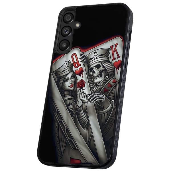 Samsung Galaxy S23 FE - Cover/Mobilcover King Queen Kortspil