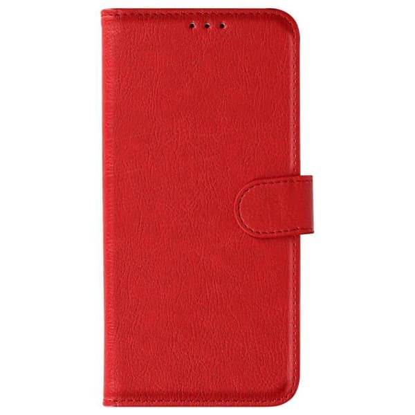 Fodral till iPhone XR - AVIZAR - Chesterfield - Plånbok och videohållare - Röd