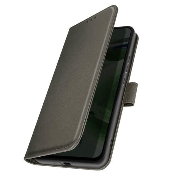 Fodral till Xiaomi Redmi Note 11S 5G - AVIZAR - Chesterfield - Plånbok och videohållare - Grå